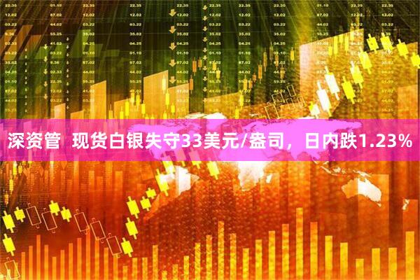 深资管  现货白银失守33美元/盎司，日内跌1.23%