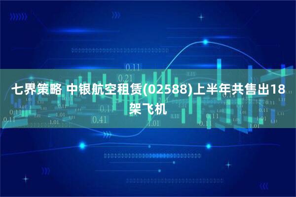 七界策略 中银航空租赁(02588)上半年共售出18架飞机