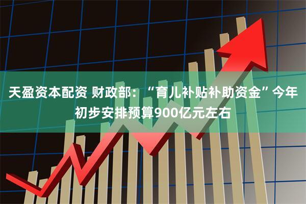 天盈资本配资 财政部：“育儿补贴补助资金”今年初步安排预算900亿元左右