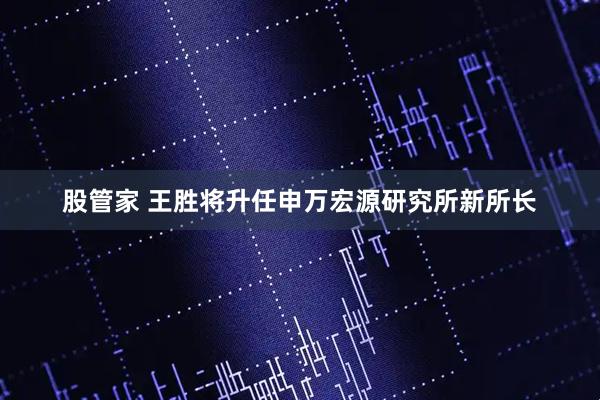 股管家 王胜将升任申万宏源研究所新所长